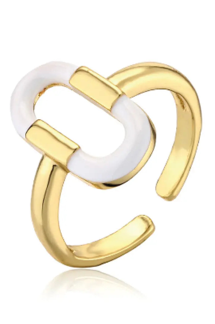Joelle Adjustable Ring |  White |  Casual Chic Boutique