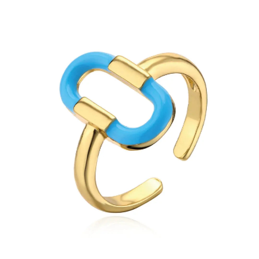 Joelle Adjustable Ring |  Blue |  Casual Chic Boutique