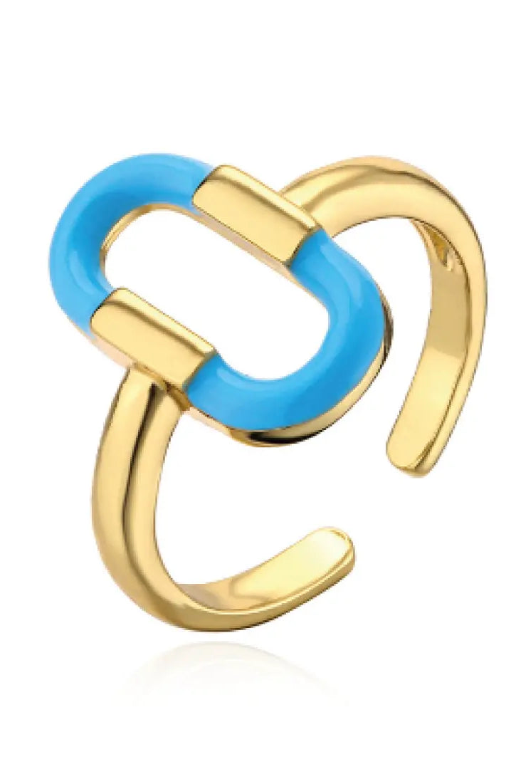 Joelle Adjustable Ring |  Blue |  Casual Chic Boutique