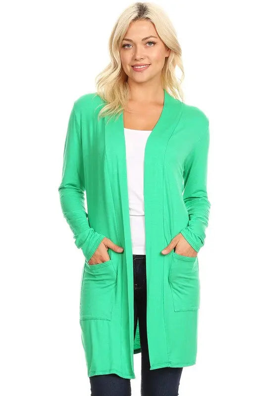 Knee length duster cardigan Moa Collection