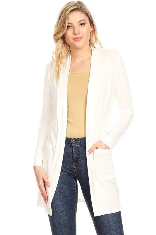 Knee length duster cardigan Moa Collection