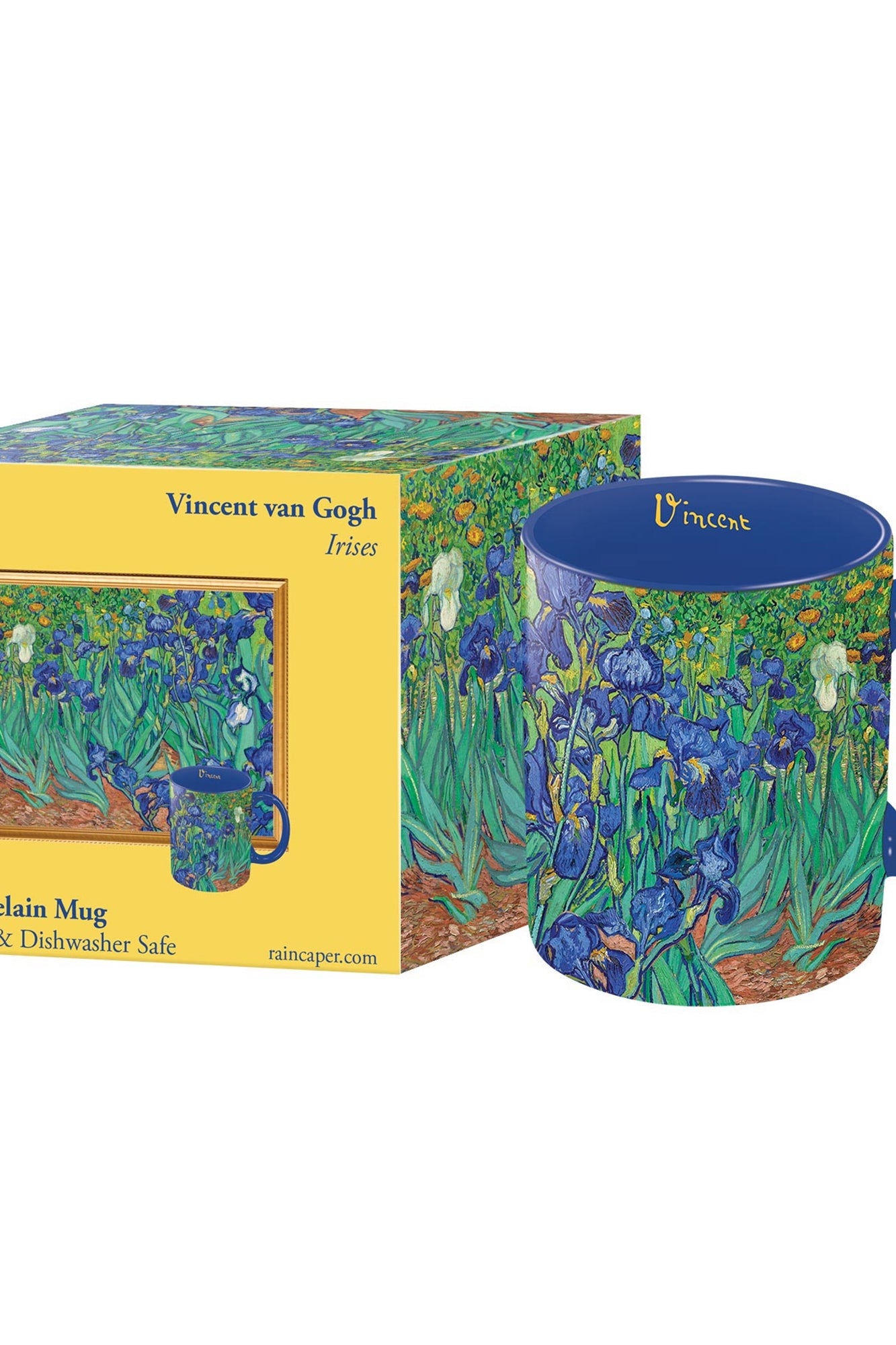 Accent by RainCaper Van Gogh "Irises" Mug for Coffee or Tea casualchicboutiquestore