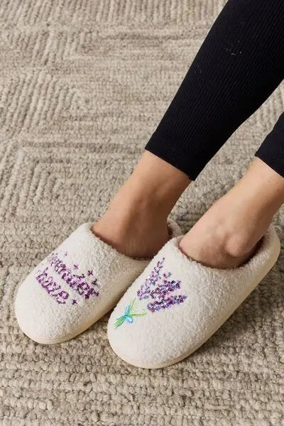Melody Sequin Pattern Cozy Slippers Trendsi
