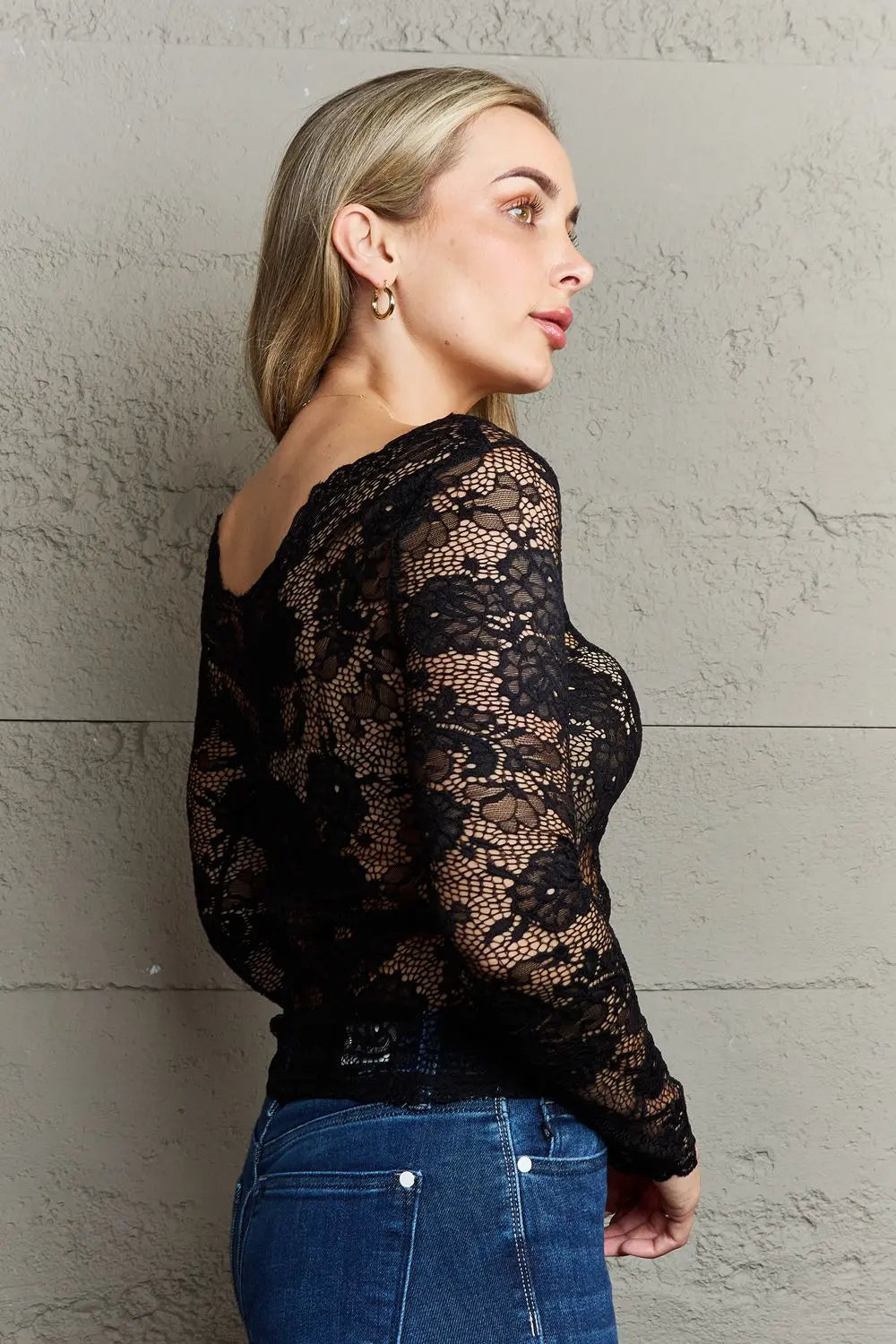 Ninexis Be Kind Off The Shoulder Lace Top Ninexis