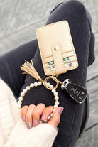 Pearl Key Ring Wallet Bracelet Aili's Corner