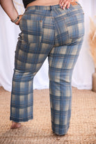 Perfectly Plaid - Judy Blue Straight Leg JB Boutique Simplified