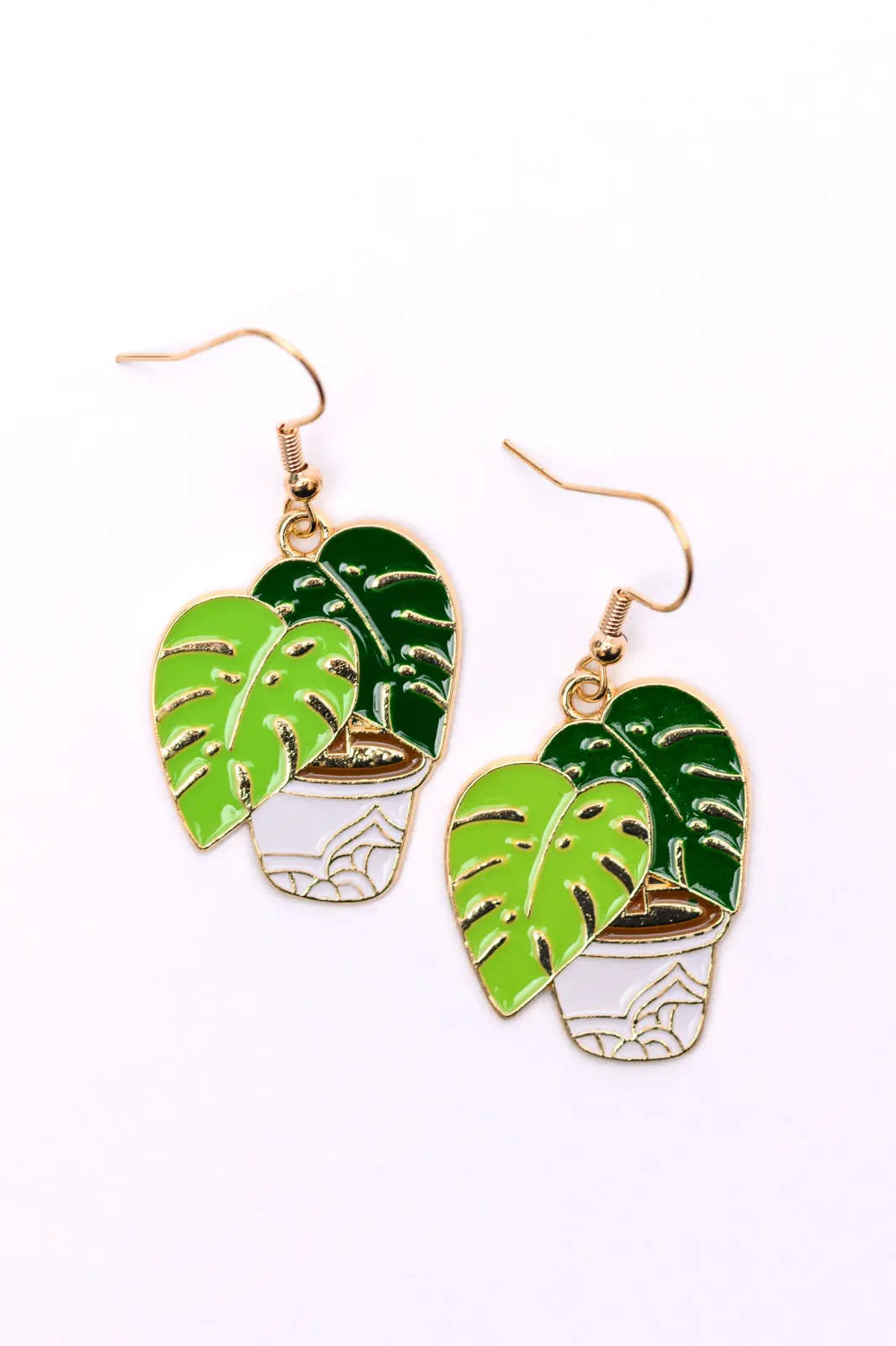 Plant Lover Potted Plant Earrings Ave Shops