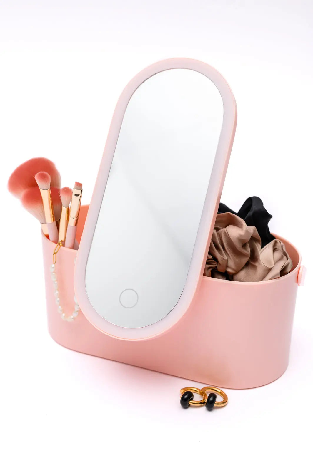 Portable Beauty Storage With LED Mirror Ave Shops
