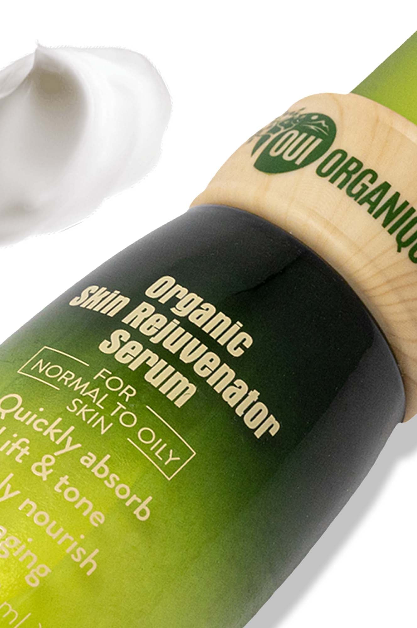 Certified Organic Skin Rejuvenator Serum Normal to Oily  sensitive Skin  hawthorn berry | Neutralizes Free Radicals| anti-inflammatory OUI ORGANIQUE