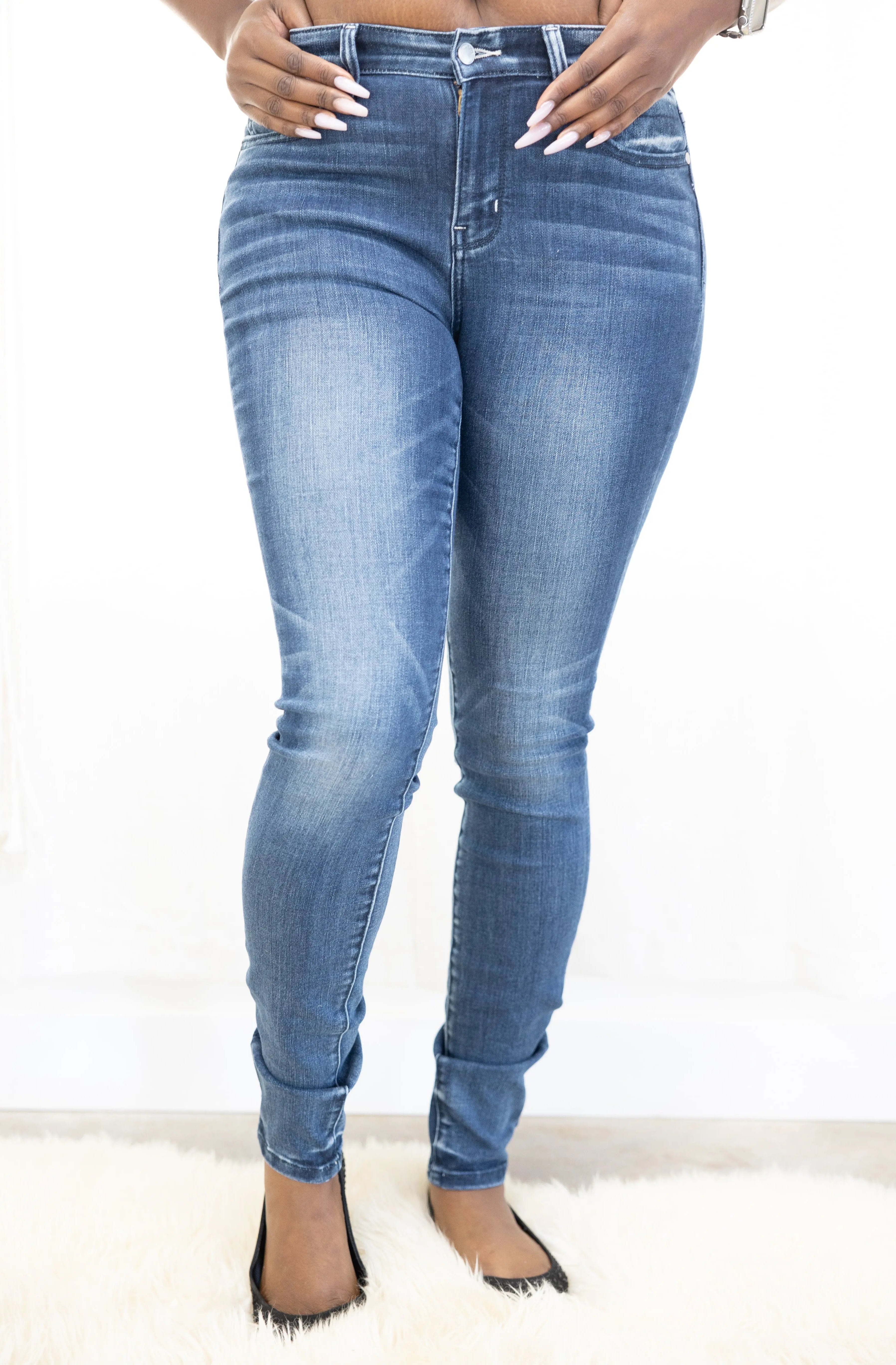 She's Got Legs - Tall Judy Blue Skinnies JB Boutique Simplified