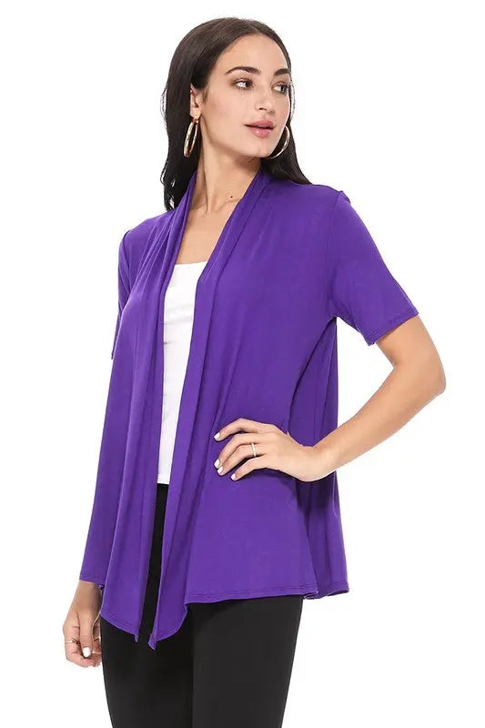 Solid, loose fit cardigan Moa Collection