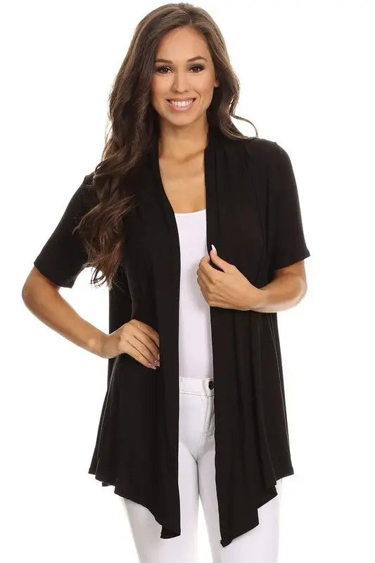 Solid, loose fit cardigan Moa Collection