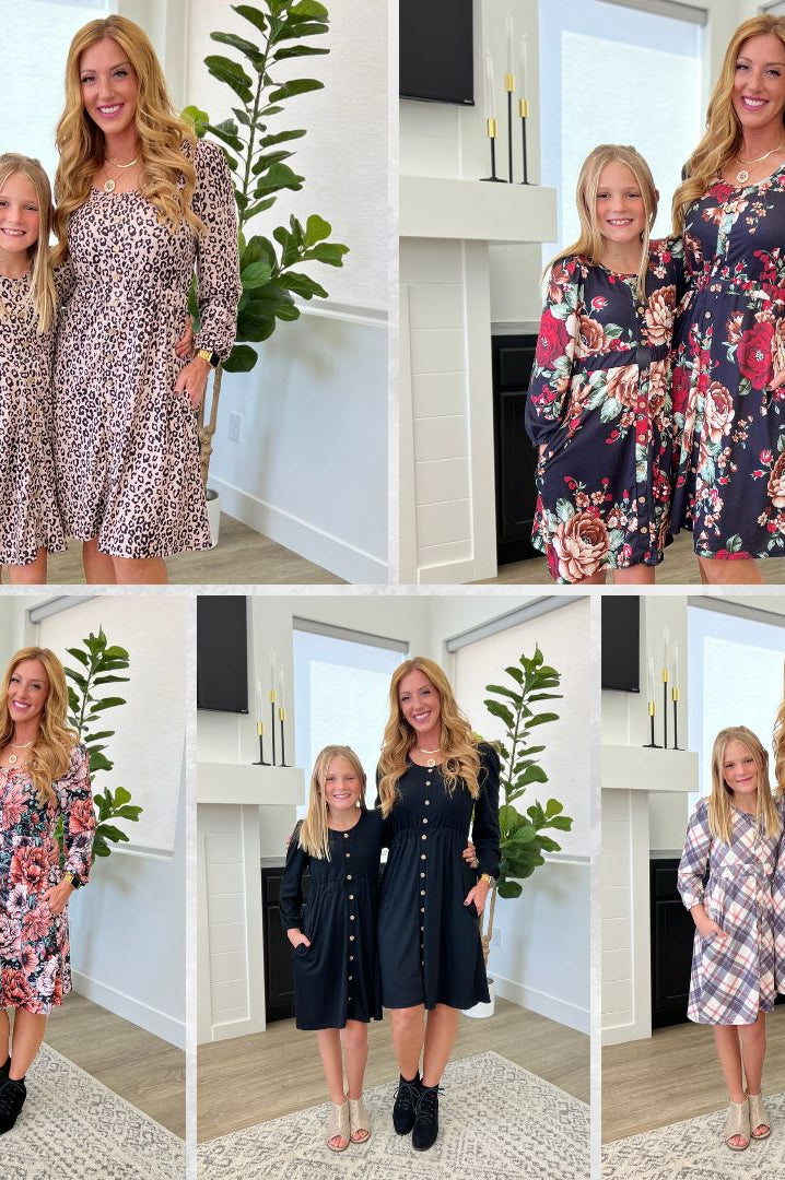 Matching Bailey Dress in Assorted Prints Ave Shops