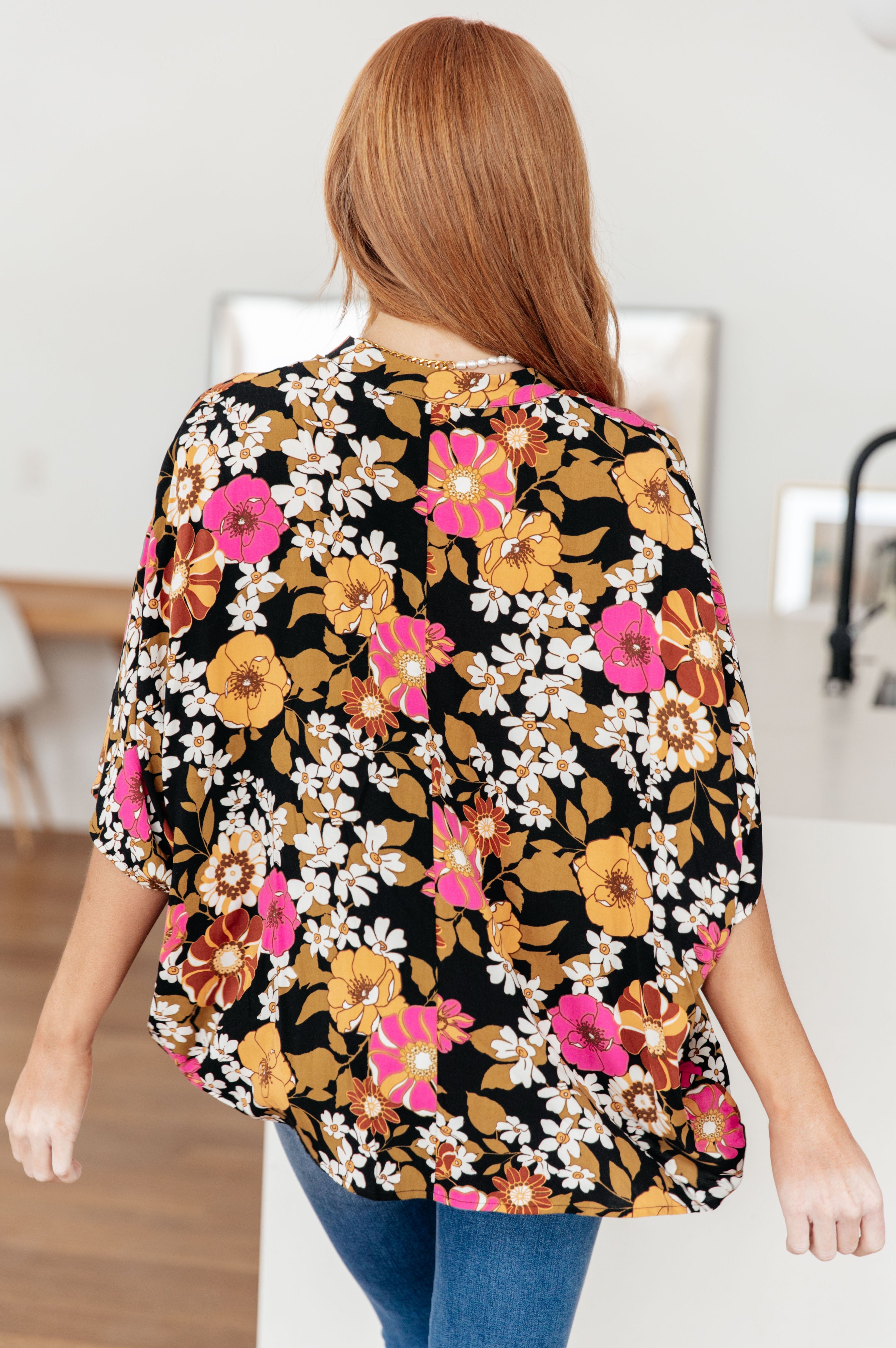 Take Another Chance Floral Print Top Ave Shops