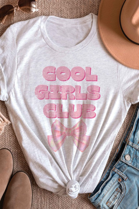 COOL GIRLS CLUB RIBBON Graphic T-Shirt A. BLUSH CO.