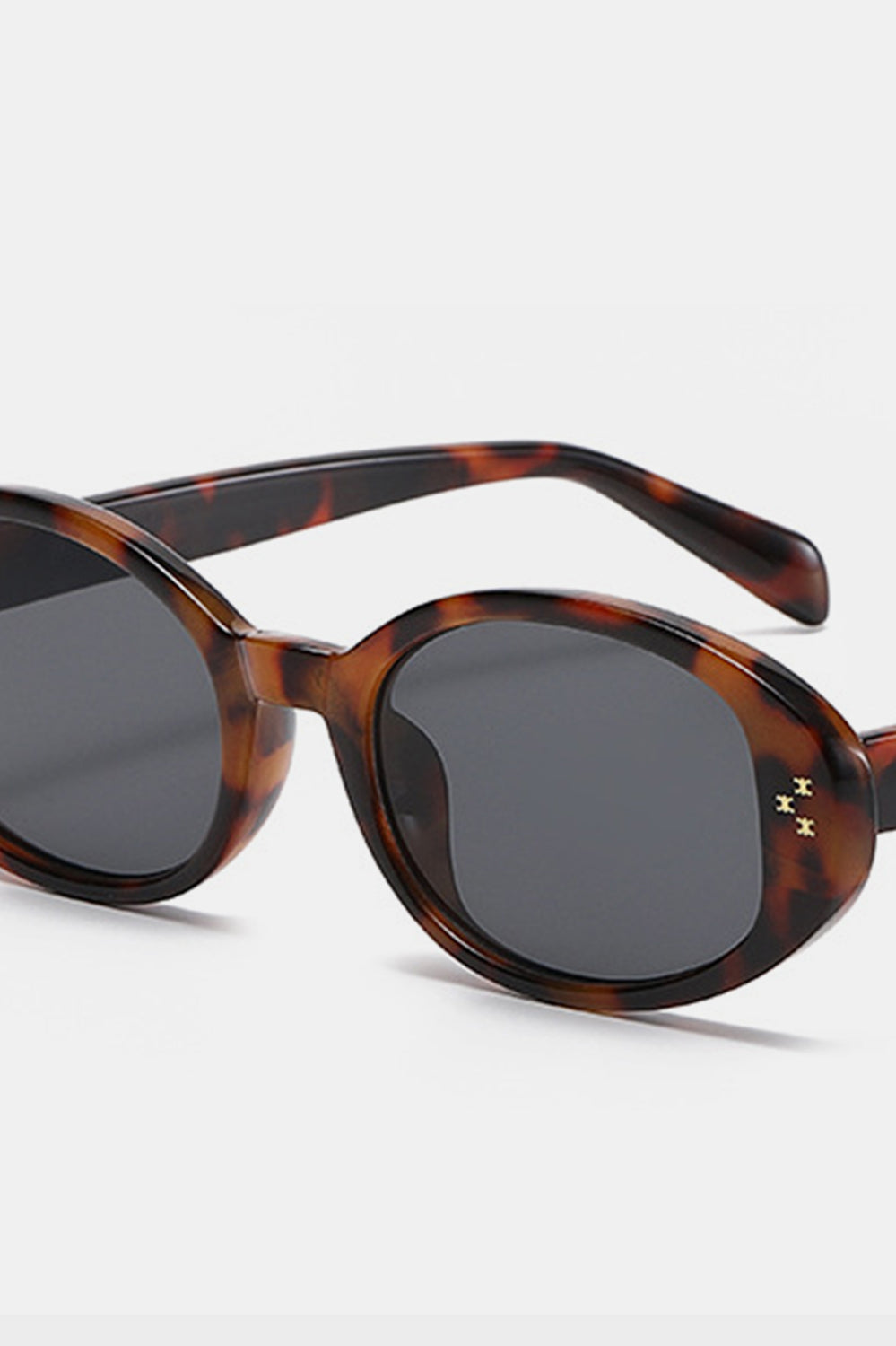 Polycarbonate Frame Oval Sunglasses Trendsi