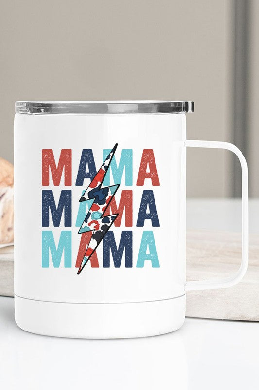 Patriotic Bolt Mama Stack Travel Mug Cali Boutique