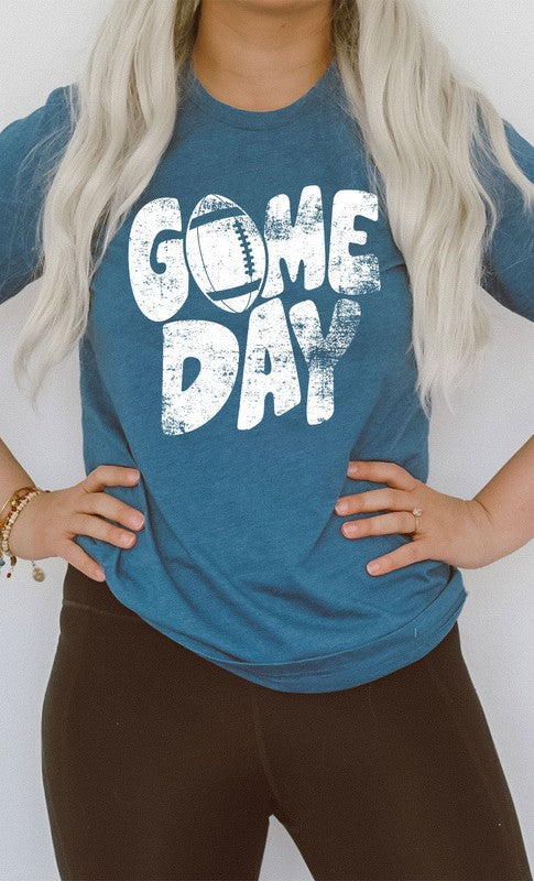 Distressed Game Day Graphic Tee Kissed Apparel