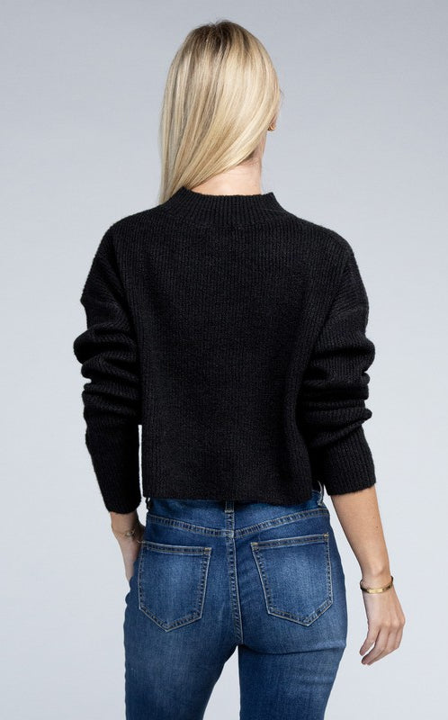 Mock Neck Pullover Ambiance Apparel