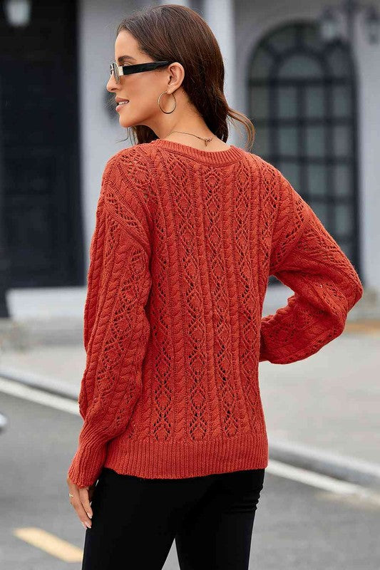 Camille Cable-Knit Sweater ClaudiaG Collection