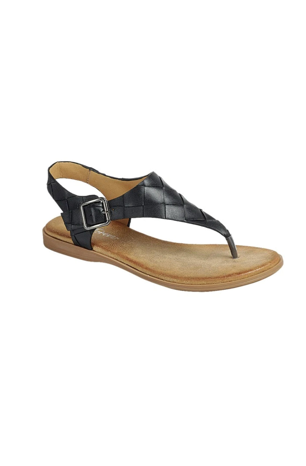 Black Braided Slingback Sandal Accessories Boutique Simplified