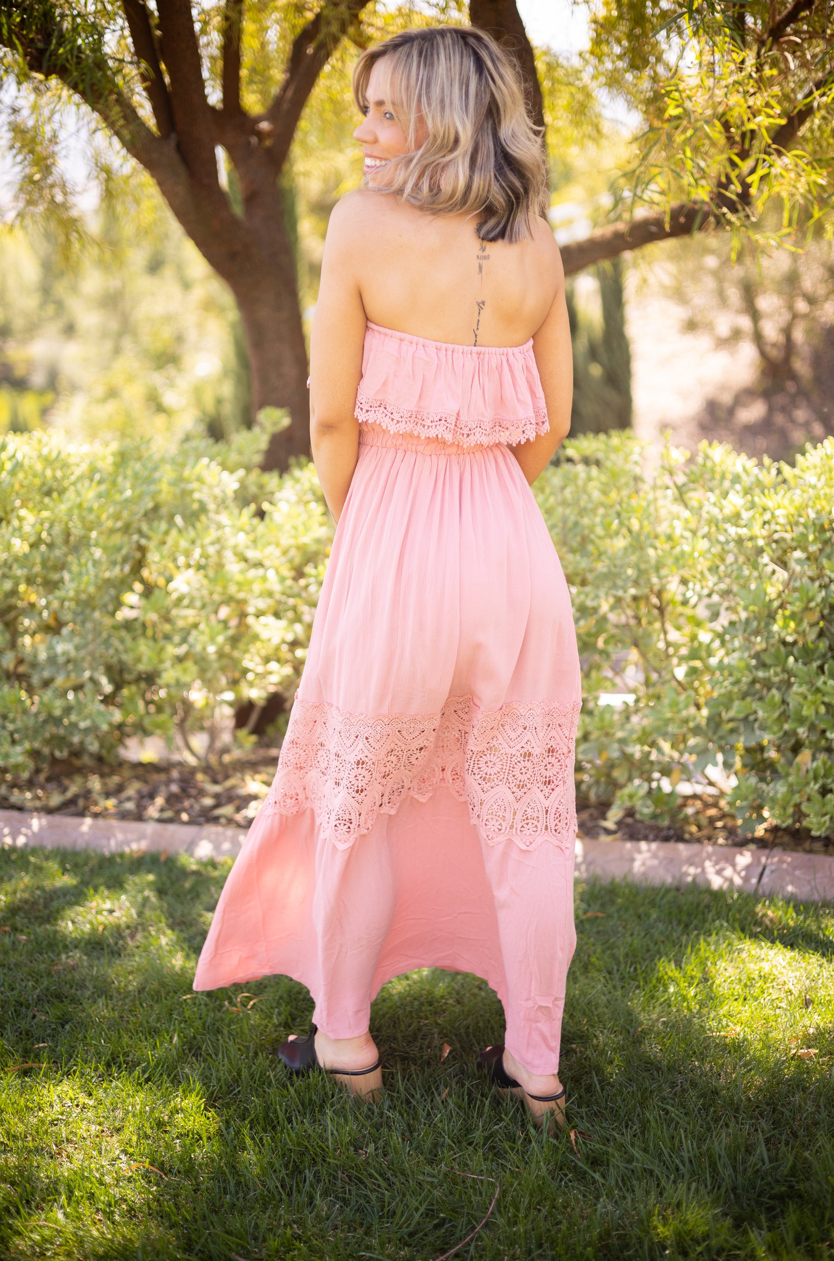 Wish You Well Strapless Maxi Boutique Simplified