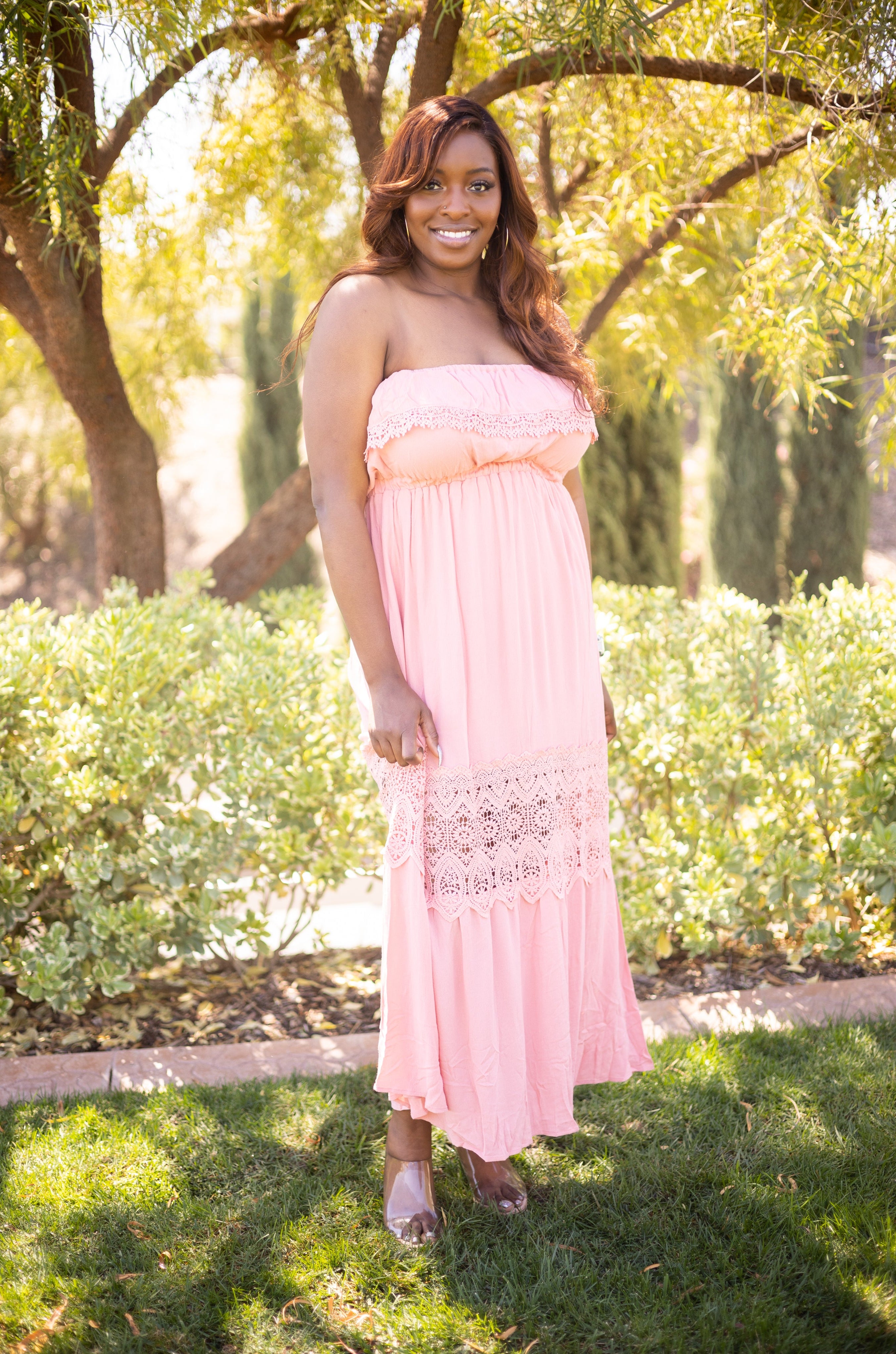 Wish You Well Strapless Maxi Boutique Simplified
