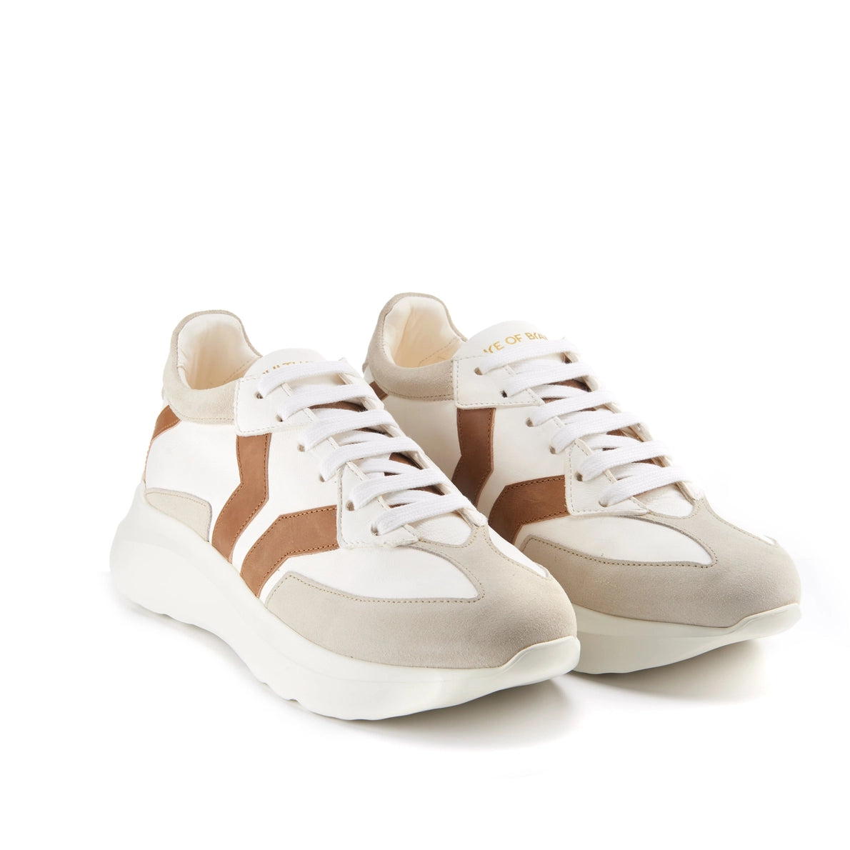 Free Soul 4 Women's White Low Cut Leather Sneakers | Handmade in Italy C.O.B. by Culture of Brave