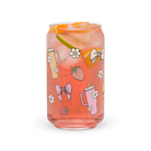 Girly Summer 16oz. Can-shaped Glass Casual Chic Boutique