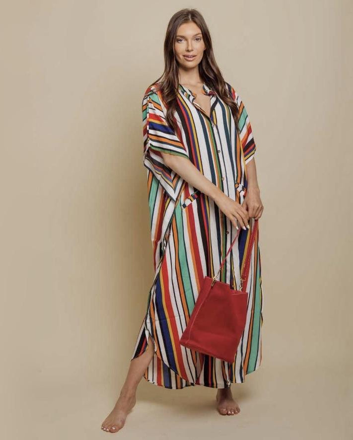 ClaudiaG Wide Dress -Stripes