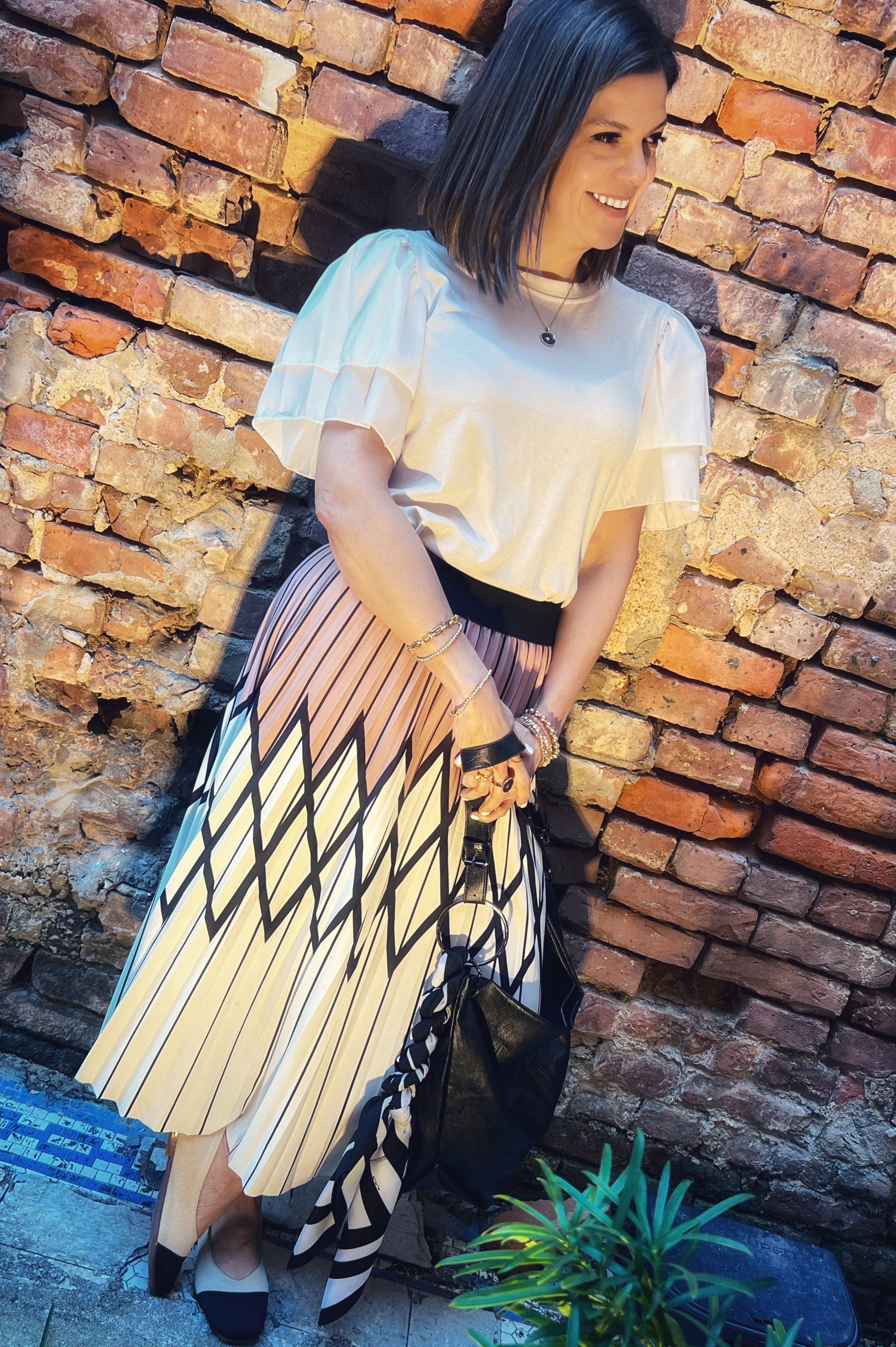 ClaudiaG Magnolia Pleated Skirt