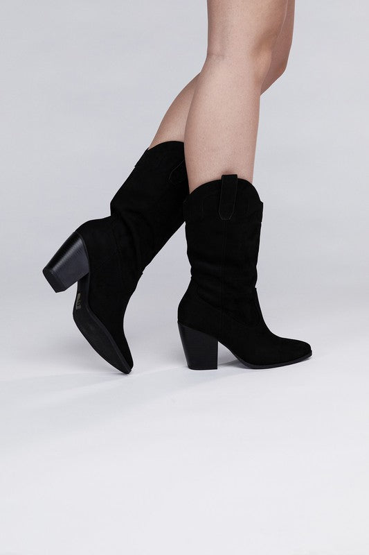 Akito Knee High Heel Boots Fortune Dynamic