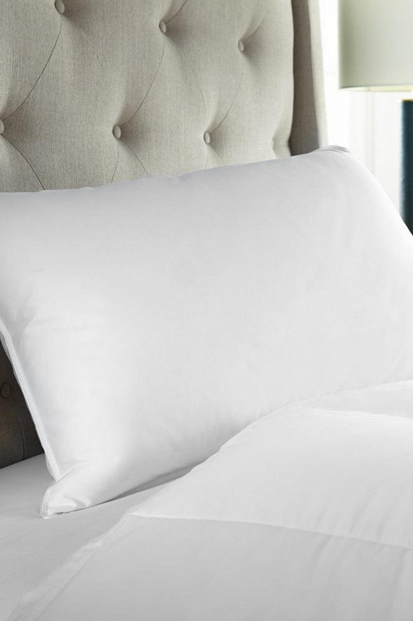 10/90 White Goose Down Hotel Chamber Pillow for Side Sleepers beddingbag.com