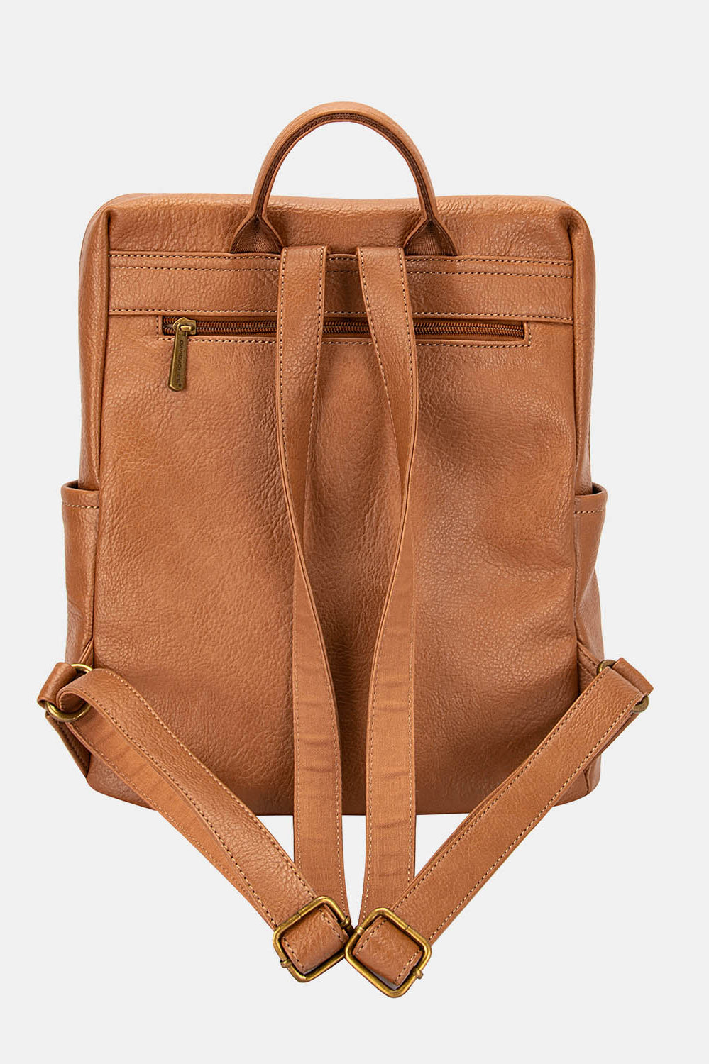 David Jones PU Leather Backpack Bag Trendsi