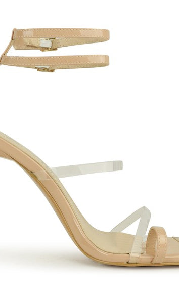 high heel sandal with ankle straps Stella Shoes
