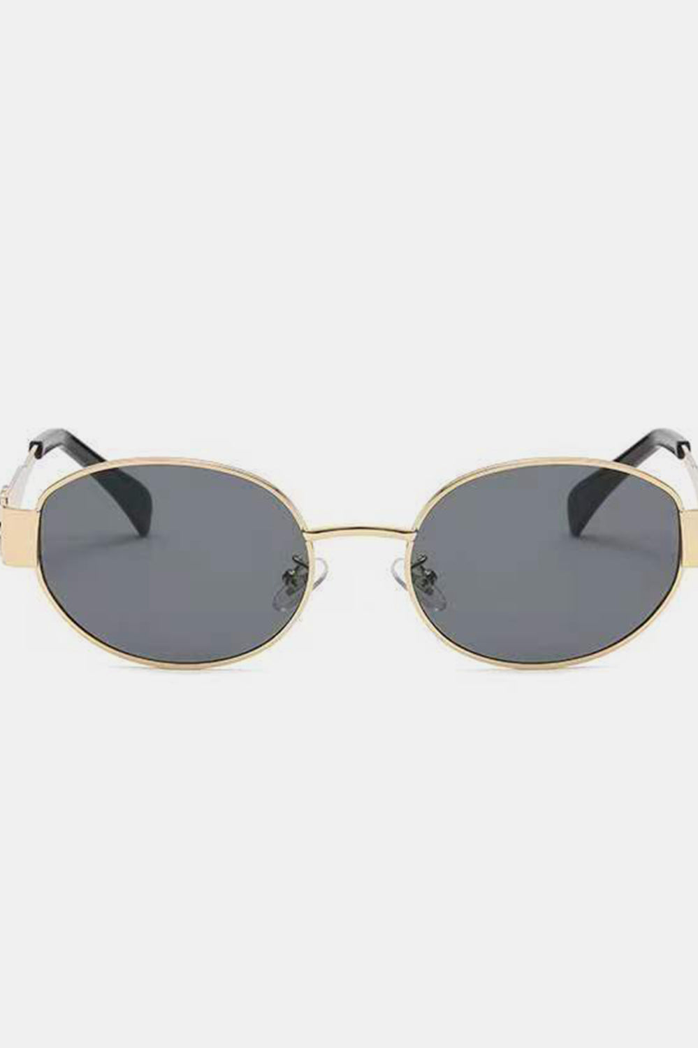 Metal Frame Oval Sunglasses Trendsi