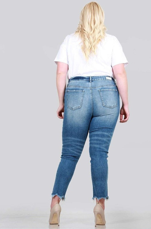 PLUS SIZE RELAXED SKINNY SPECIAL A JEANS