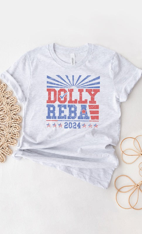 Dolly and Reba 2024 PLUS SIZE Graphic Tee Kissed Apparel