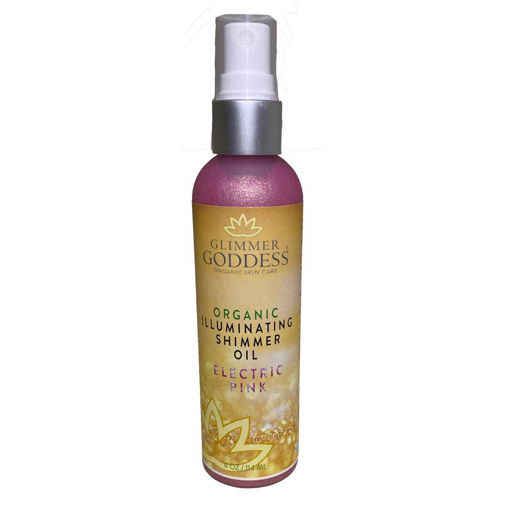 Illuminating Shimmer Body & Face Oils Glimmer Goddess® Organic Skin Care