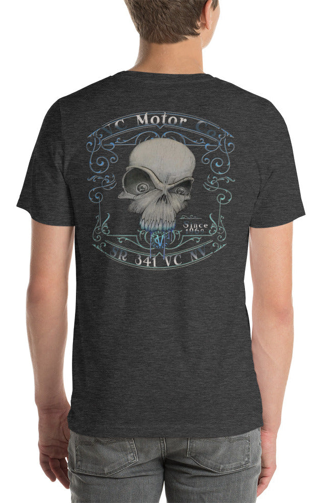 "Toxic" -  Men's Short-Sleeve Skull T-Shirt Virginia City Motorcycle Company