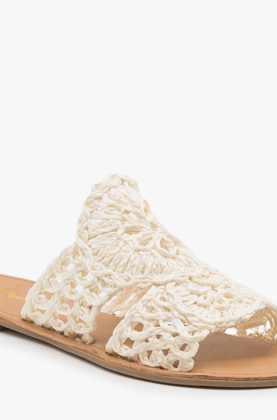 Crochet Raffia Sandals Accessories Boutique Simplified