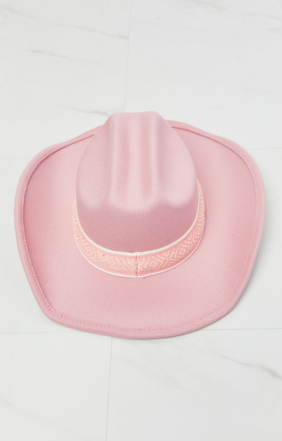Fame Western Cutie Cowboy Hat in Pink Fame