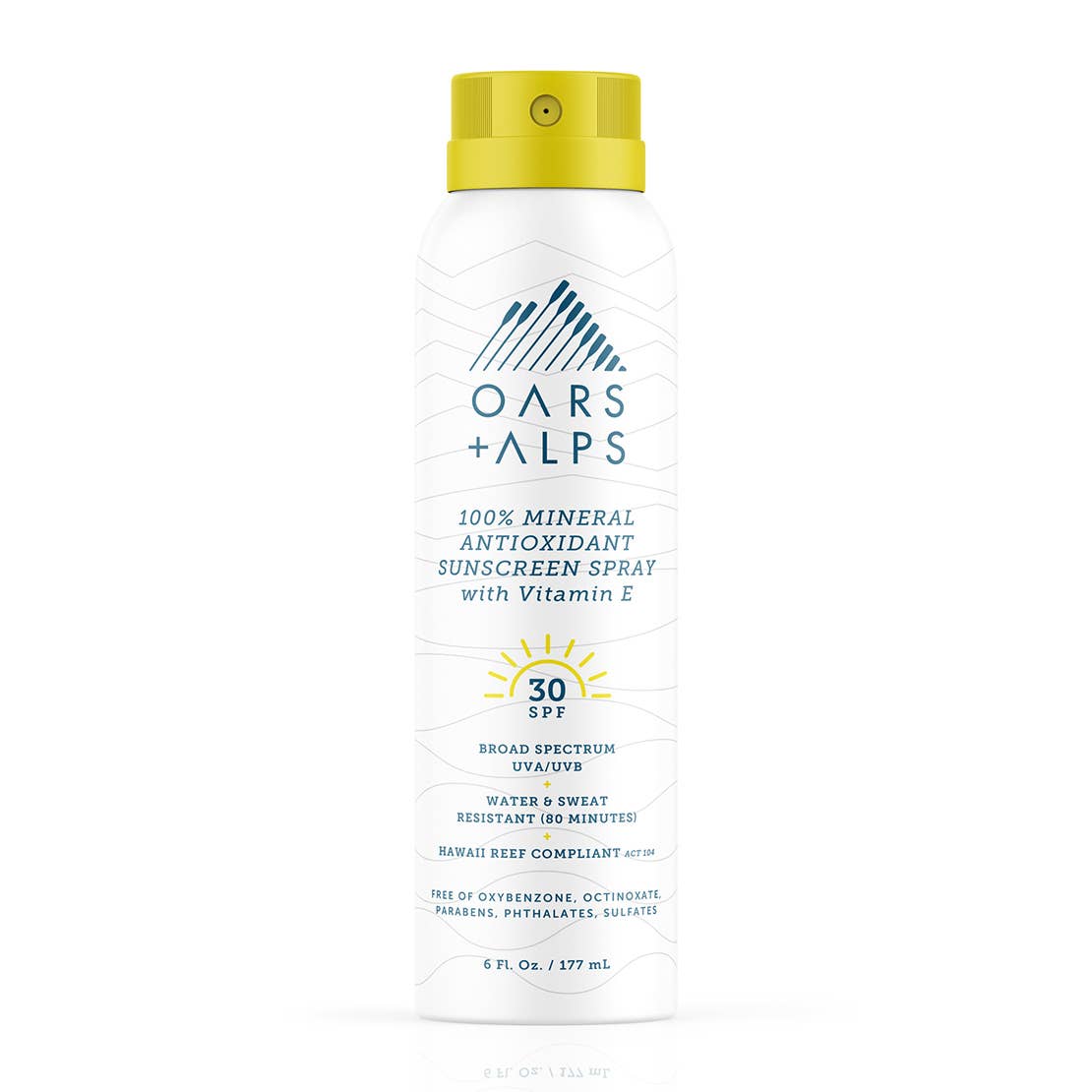 100% Mineral Sunscreen SPF30 Spray, Shea Butter & Vitamin E Oars and Alps