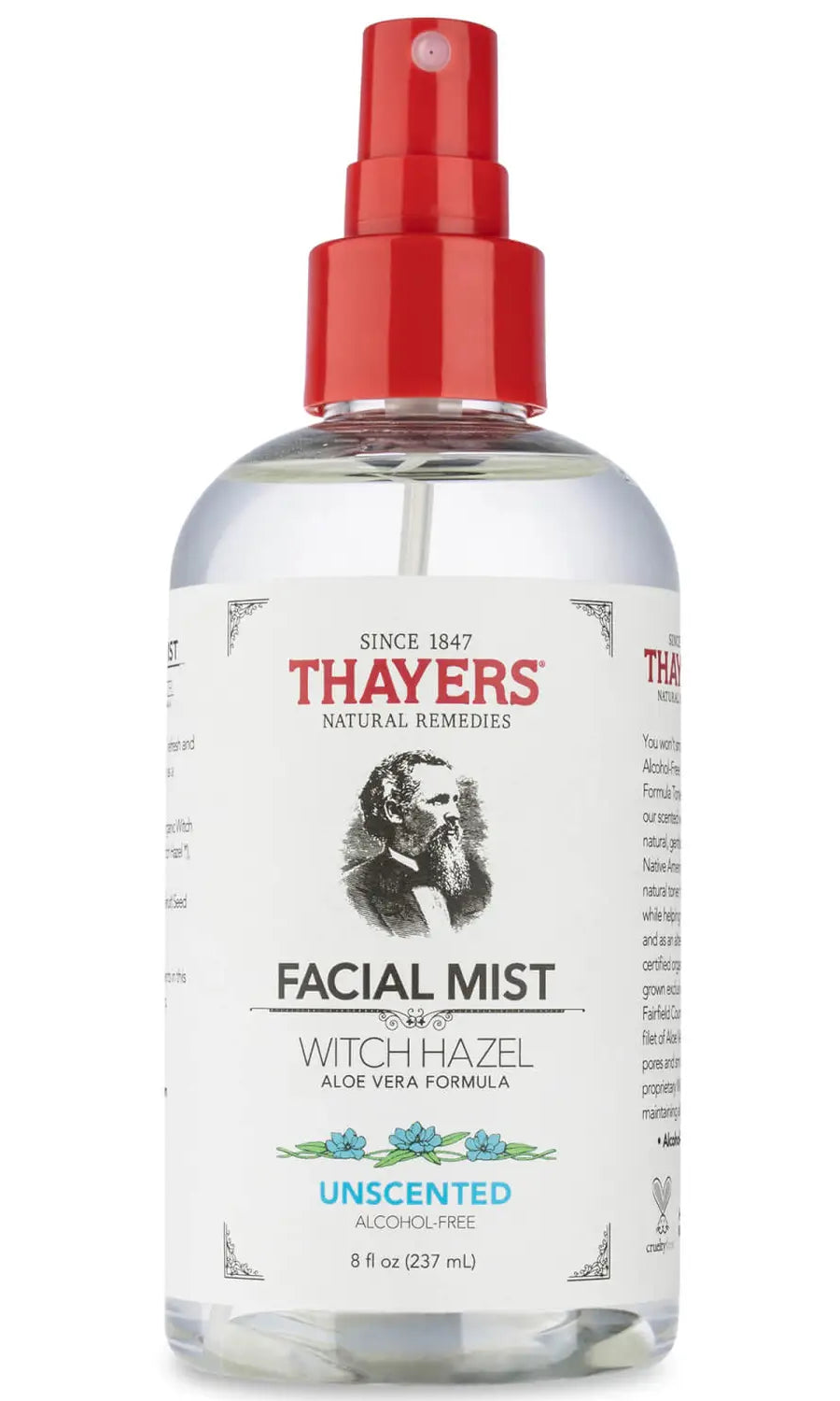 Thayers Unscented Facial Mist 237ml Grace Beauty