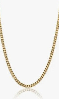 18k Gold Plated Curb/Cuban Link Chain Bougiest Babe