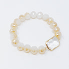 Diamond Cut Beads Stretch Bracelet Ellisonyoung.com
