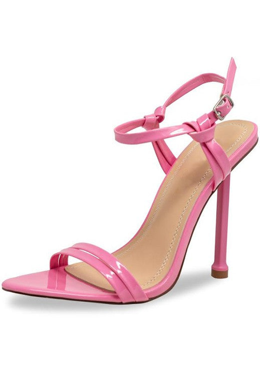Darling Pink Patent Strappy Stiletto Penderié, Inc.