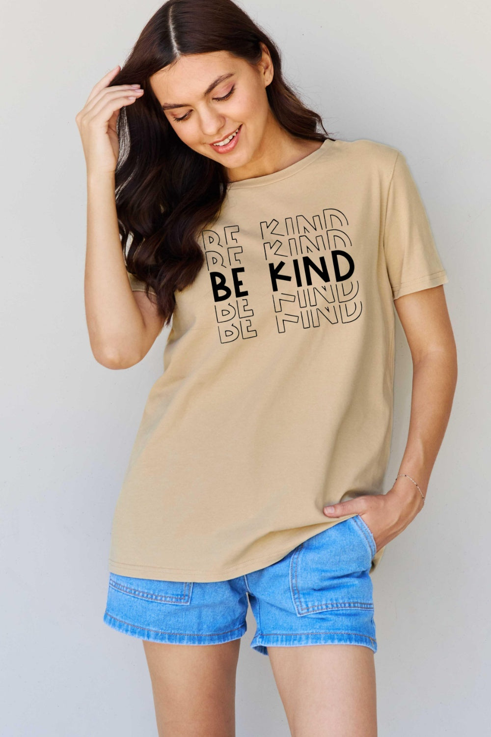 Simply Love Full Size BE KIND Graphic T-Shirt Trendsi
