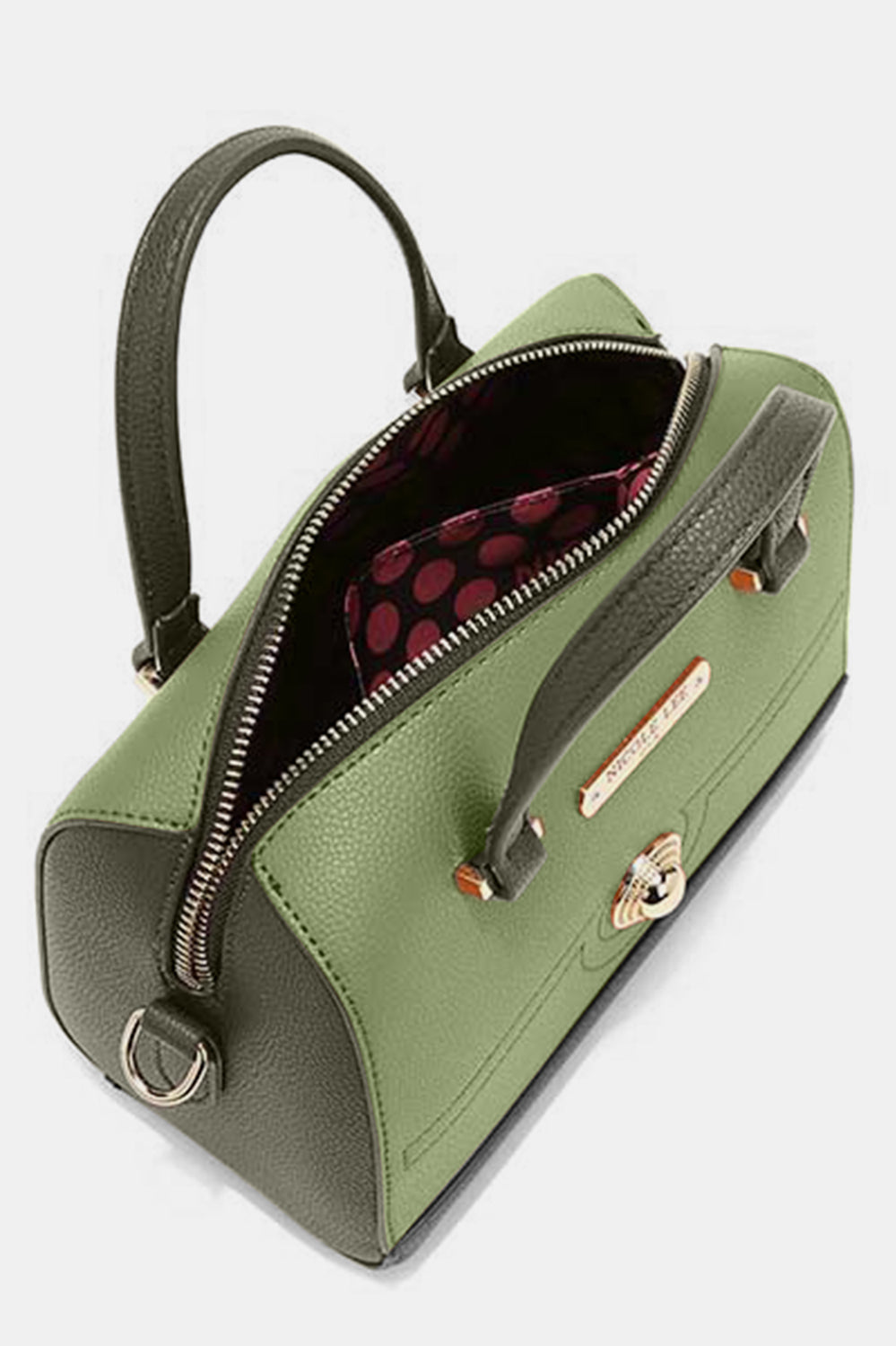 Nicole Lee USA 3-Piece Contrast Handbag Set Trendsi