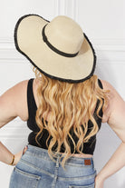 Justin Taylor Bring Me Back Sun Straw Hat in Ivory Justin Taylor